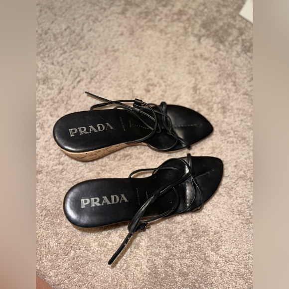 Prada Cork Wedges - Picture 9 of 10